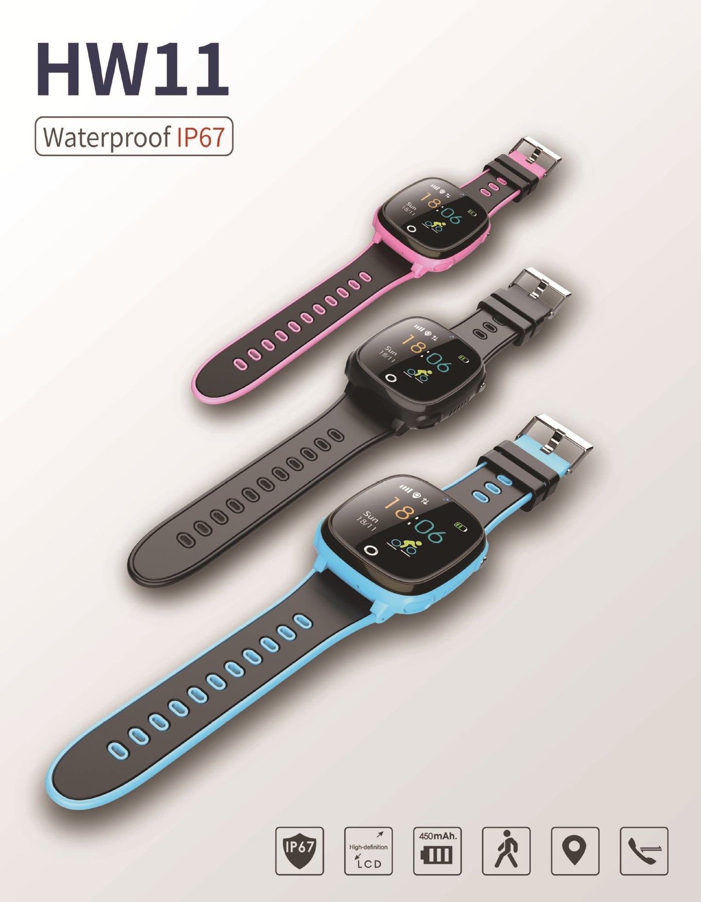 Smartwatch infantil com chamadas