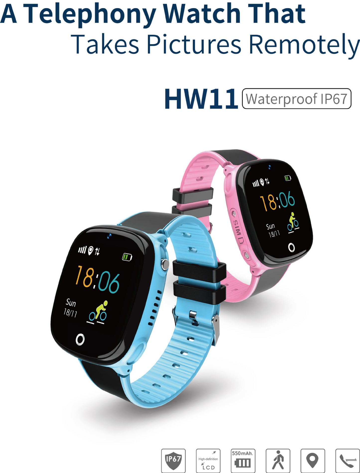 Smartwatch infantil com chamadas