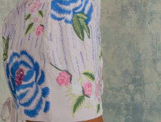 Vestido Feminino com Estampa de Flores