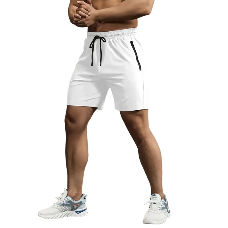 Shorts Esportivos Masculinos em Seda Gelada