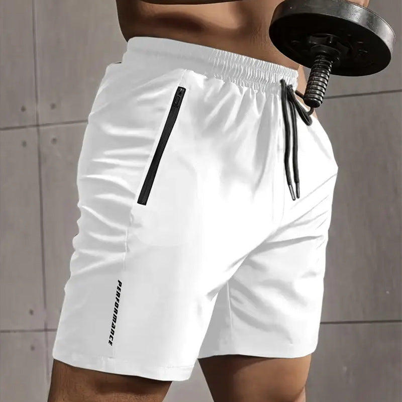 Shorts Esportivos Masculinos em Seda Gelada