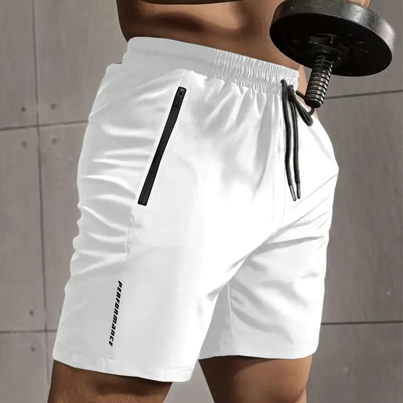 Shorts Esportivos Masculinos em Seda Gelada