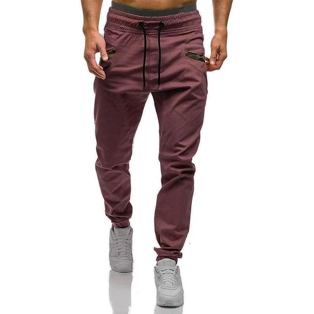 Calça Cargo Reta Estilo Streetwear